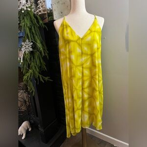 Calvin Klein racer back trapeze hemline dress